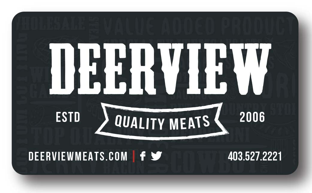Deerview Meats Gift Card (physical card for in-store purchases)